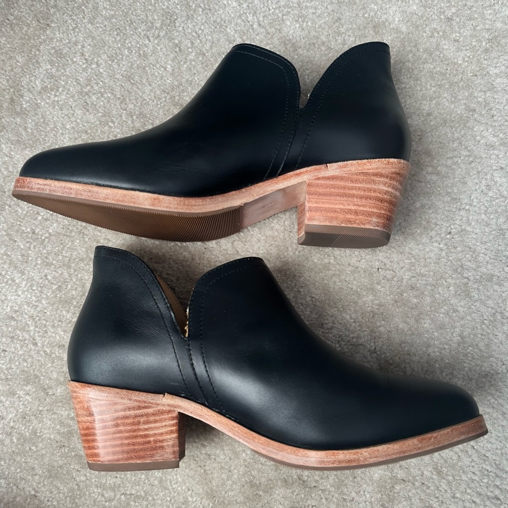 Nisolo Mia Everyday Black Ankle Booties Women’s Size 8 - Picture 7 of 16